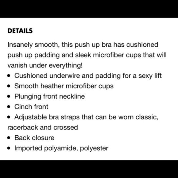 La SENZA “Body Kiss” 💋 push-up bra - Picture 9 of 9